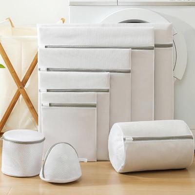 Thick Fine Mesh Laundry Bag Set: Large Sweater, Bra, and Underwear Washing Bags