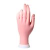 Flexible Silicone Nail Art Practice Hand Model with Bendable Fingers