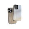 Corrugated Metal Paint Hard Case for Apple iPhone 13-16, Year of the Horse Design