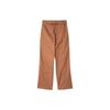 Puma D Woven Button Design Loose Straight Casual Pants Women Bottoms Brown 627753-82
