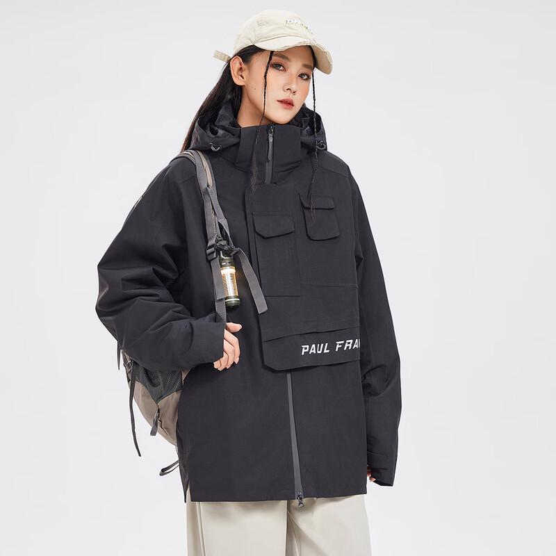 paul frank Women's Winter Detachable Fleece Outdoor Jacket