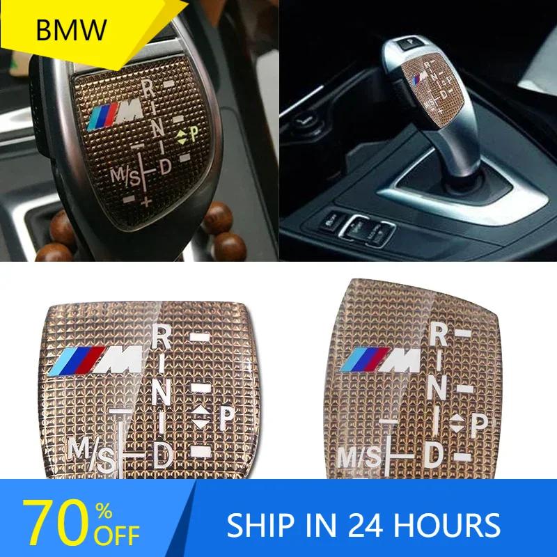 X6 X7 1pcs M performance Car Gear Shift Knob Sticker Cover For bmw M Sticker X1 X3 X4 X5 X6 X7 e46 e90 f20 e60 e39 f10 Car acces