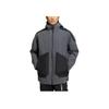 adidas Unisex Grey/Black Blocked Windproof Hooded Jacket HN2026