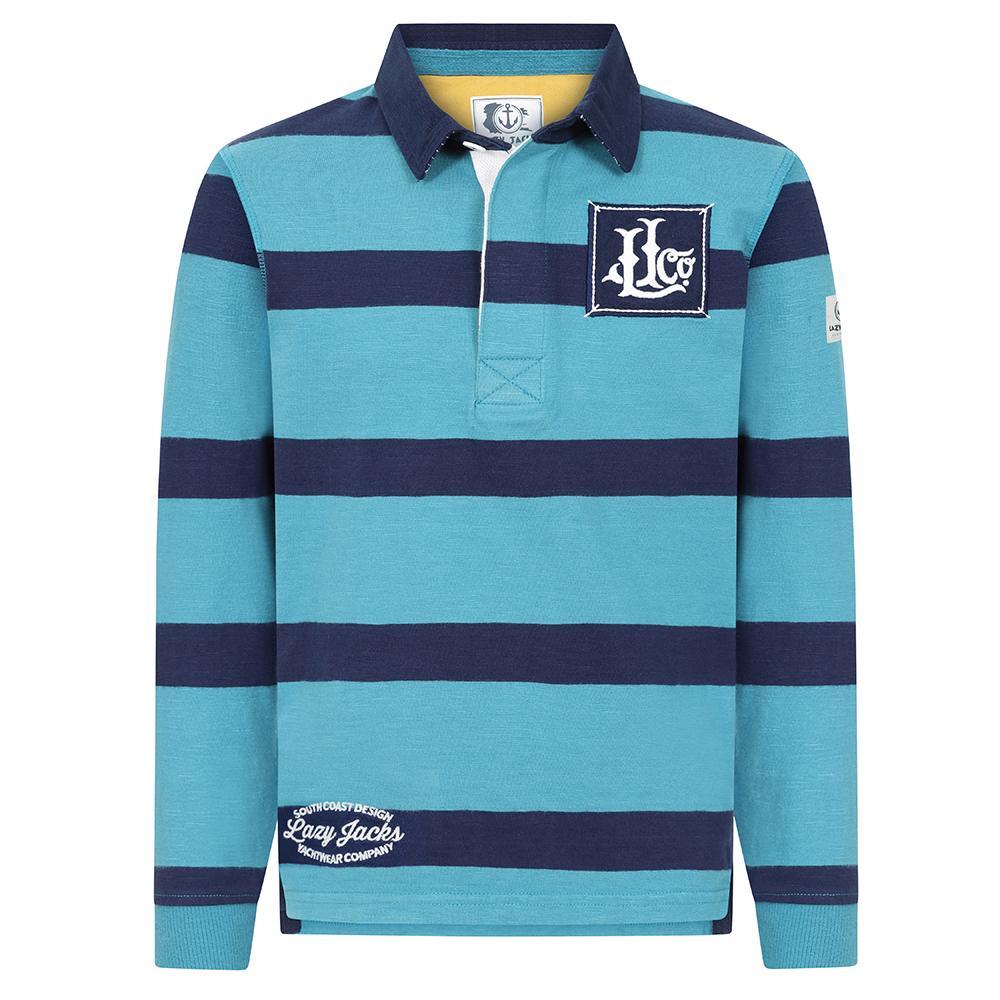 Lazy Jacks Boys Striped Rugby Shirt