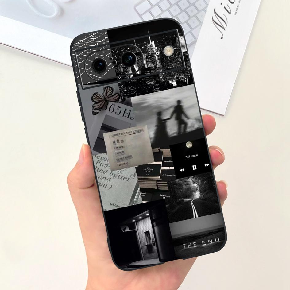 For Google Pixel 8 Pro Case GC3VE G1MNW Soft Silicone Rubber Protector Cover For Google Pixel 8 8A Bumper Pixel8 8Pro Phone Case
