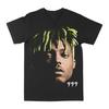 Juice WRLD Unisex Černé Bavlněné Tričko Streetwear Hip Hop Grafické Tričko