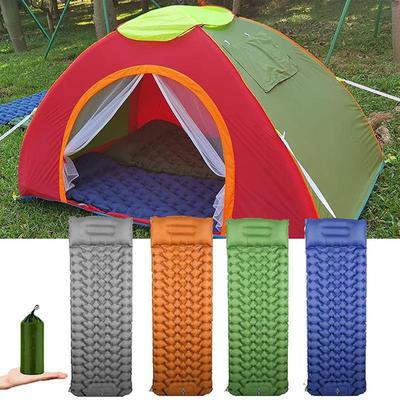 Colchoneta Inflable para Dormir en Camping, Colchoneta Impermeable con Bomba Integrada, Operada con el Pie, Ultra Gruesa, Duradera, Ultraligera, Colchón de Aire