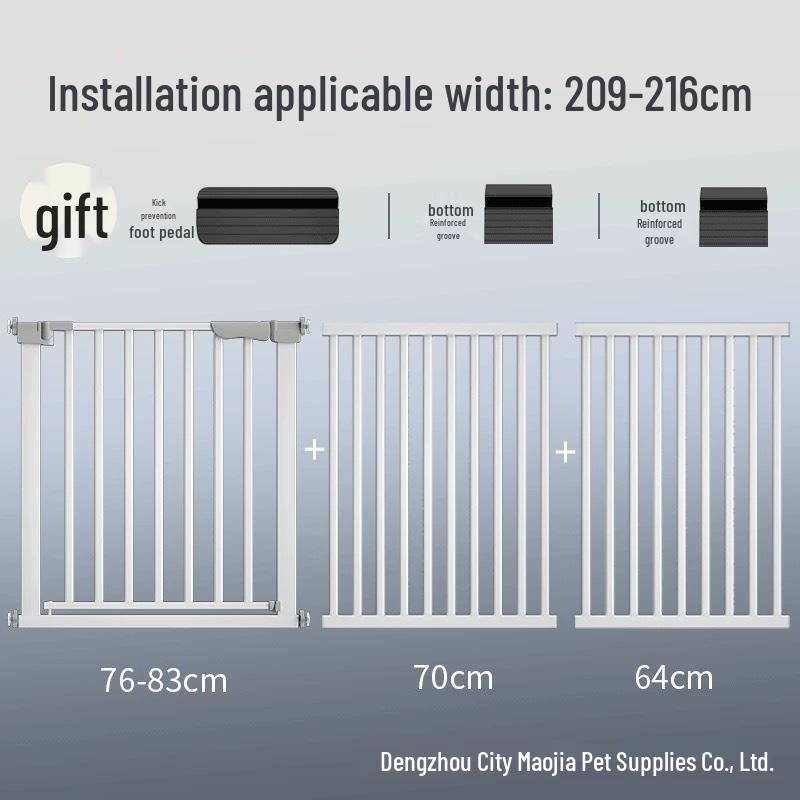 Indoor Pet Gate & Stairway Guard - No Drill Dog Fence & Playpen