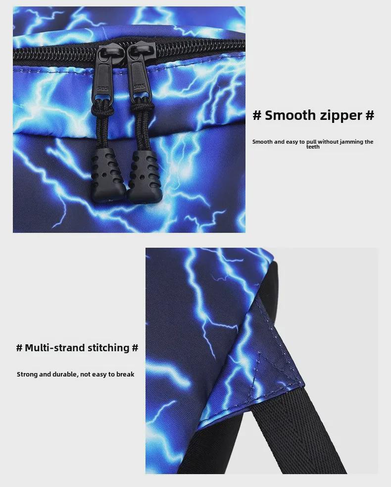 Zaino Starry Sky Lightning per studenti junior e senior – Borsa scolastica e da viaggio unisex