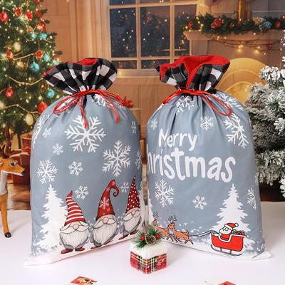 Ample Storage Space Christmas Present Bag Festive Decorative Items