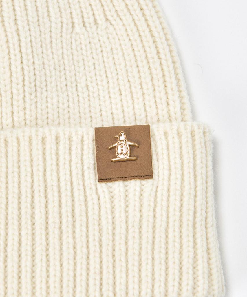 [Munsingwear] Knit Watch Knit Hat, Casual, Stylish, Fit, Cold Protection, Golf, MG4FCP40U WH00 (White)