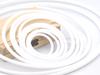 White Round Heart-shaped Plastic Ring for DIY Crafts and Dreamcatchers