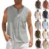 Men'S Fashionable Sleeveless Casual Shirt Vest Top