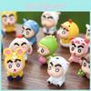 Shinchan Crayon 12 Zodiac Figures Desktop Dolls Anime Collectibles Toys Gift