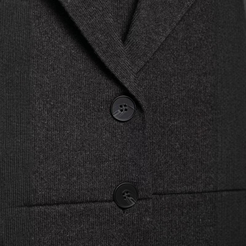 Womens Slim Fit Knit Vest Blazer Collar Casual Sleeveless Top Fashion All Match 2025