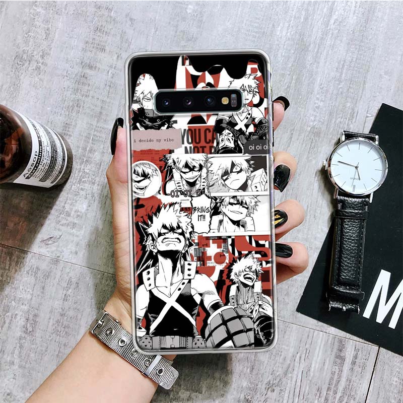 Husă de telefon Anime My Hero Academia pentru Samsung Galaxy S20 Fe S10 Plus S21 S22 S23 Ultra S10e S9 S8 S7 Edge Huse Huse Coque pentru
