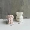 1 Pcs Diy Creative Handmade Molds Girl Doll Shaped Flower Pot Silicone Mold Cute Succulent Potted Gypsum Cement Mold Vase Mold