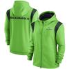 Mens NFL Zip-Up Hoodie Sweatshirt Casual Sports Loose Fit Fall Outerwear