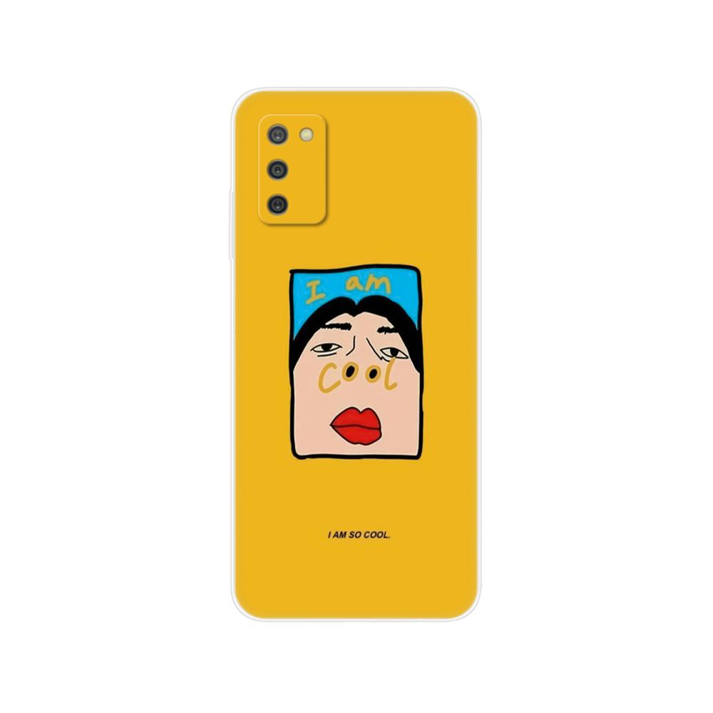 Per Samsung A03S Custodia 164,3 mm Copertura Posteriore del Telefono Su Samsung Galaxy A03s GalaxyA03s A 03s a037 Custodia Morbida Tpu Bumper in Silicone 6,5 pollici