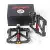 DRCKHROS Road Bike Pedals 3 Bearings Aluminum Alloy Non-Slip Bicycle DH-609