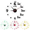 Luminous Wall Clock Modern Design Easy to Install Battery Powered Silent DIY Wall Clock Decoration for Living Room