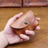 Handmade Coloring, Simple and Creative Vegetable Tanned Pickup Bag, Coin Purse, Change Card Bag, Cowhide