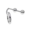 Stainless Steel Double Ball Anal Hook Penis Ring Penis Chrysanthemum Ball Male Anal Beads Adult Products Sex Tools