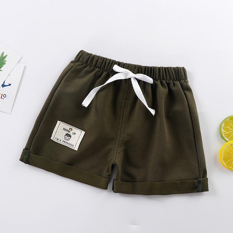 0-5 Years Boys Girls Summer Casual Thin Solid Color Shorts