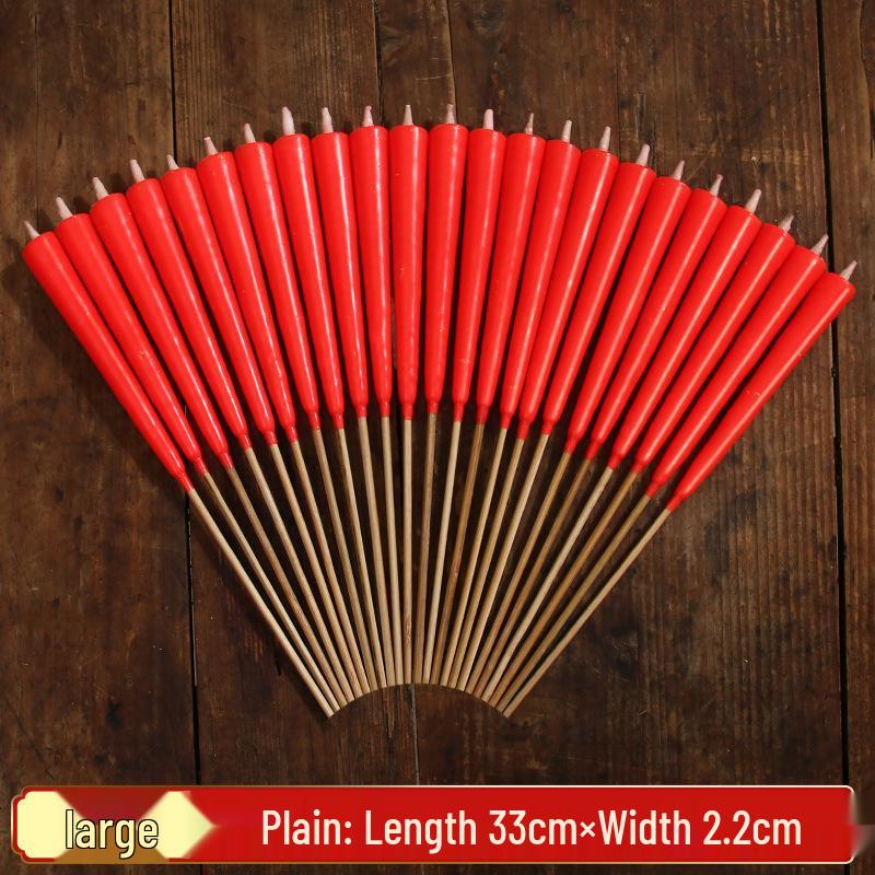 Bamboo Skewers & Red Candles: Long-Burning Incense for Offering to Buddha & Bodhisattva