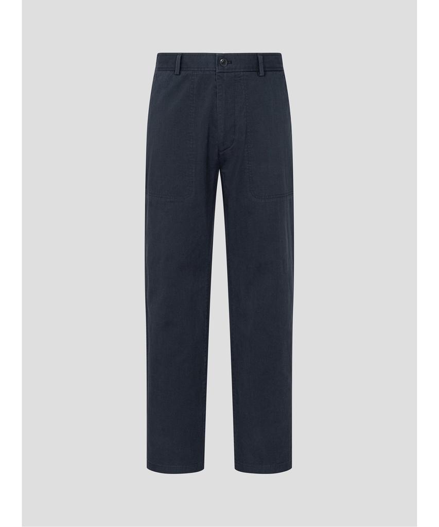 Binpolmen Fatigue Semi-Wide Fit Chino Pants Navy