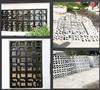 Hollow Diamond Garden Building Concrete Mold Fence Hollow Plastic Brick Mold Antique Courtyard Lawn Flower Pool Cement Mold