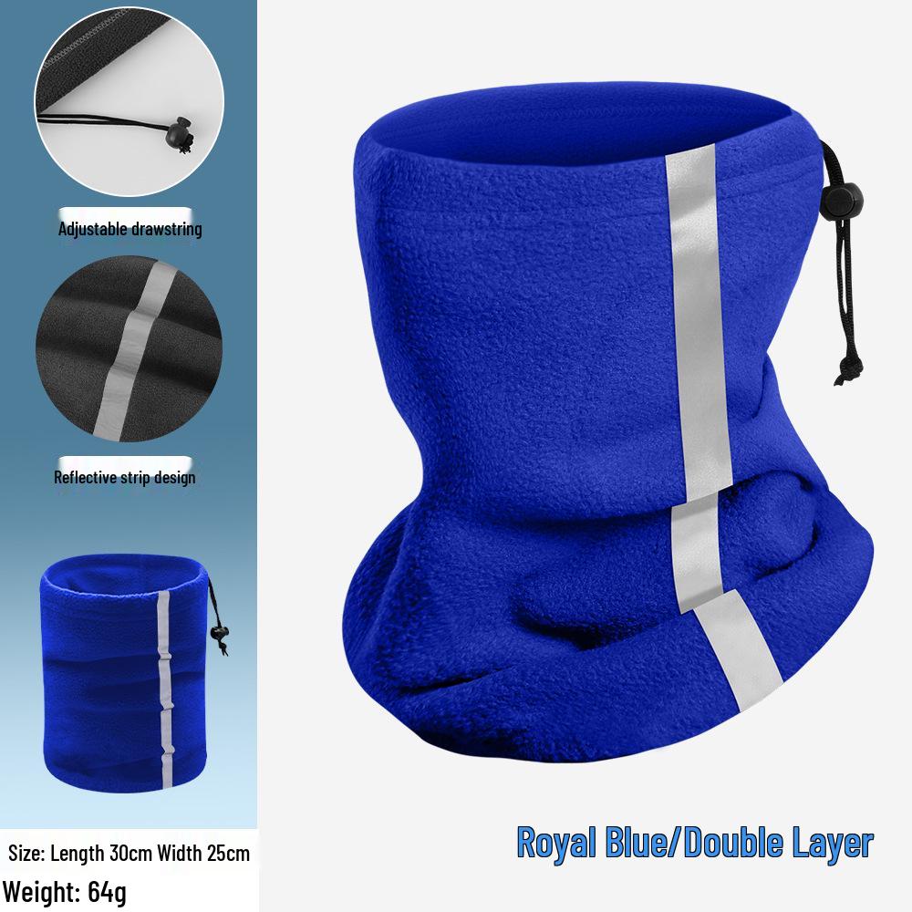 Adjustable Multifunctional Neck Warmer: Windproof Skiing & Cycling Gaiter for Autumn & Winter