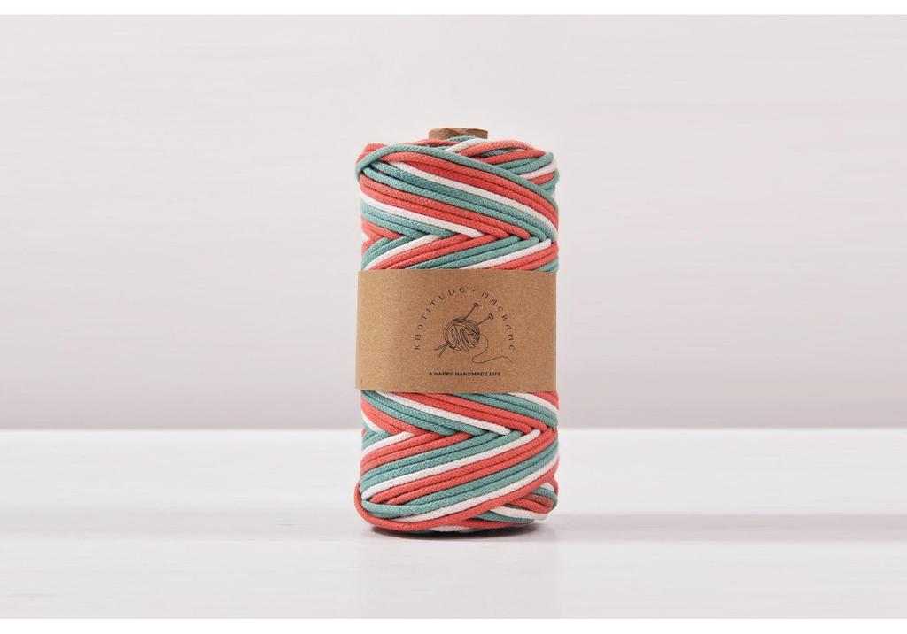 100 Yards 3mm Gradient Color Cotton Core-Spun Rope for DIY Projects