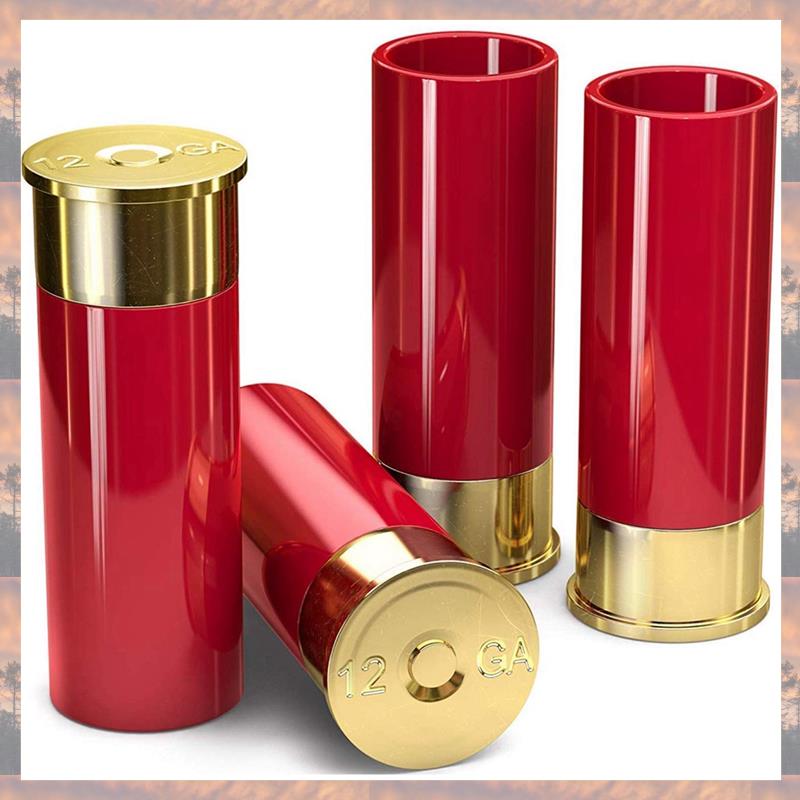 

2025 Trend 4PCS 12 Gauge Shot Glasses Tequila Shot Glass Durable Easy To Use 9.2 X 3.2 X 3.6Cm