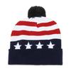 Autumn and Winter Independence Day Wool Hat Flag Stars USA Jacquard Knitted Hat Men and Women
