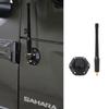 6 Inch Short Antenna Aerial Base Set For Jeep Wrangler JK JKU JL JLU JT Rubicon Sahara 2007-2025 Bracket Car Parts Accessories