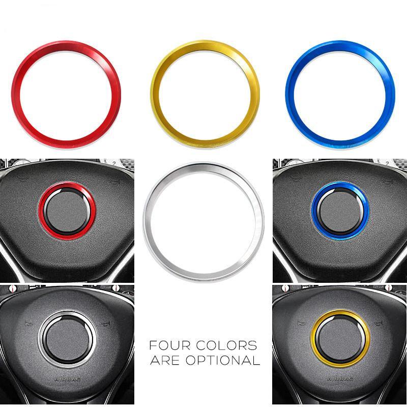 Automotive Interior Decoration Steering Wheel Sticker For  W204 W205 W203 W210 W212 Car Accessories Styling