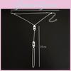 Geometric Zirconia Hand Chain With Adjustable Design For Womens Fashion Jewelry