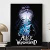 Diamond Painting Set Alice In Wonderland Dark Themed Embroidery Wall Decoration DIY Set Gift Handmade Crystal 5D Diamond