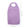 Adult Waterproof Elderly People Meal Bib Oversized Cloth Washable Feeding Aid Mealtime Protector Sky Blue