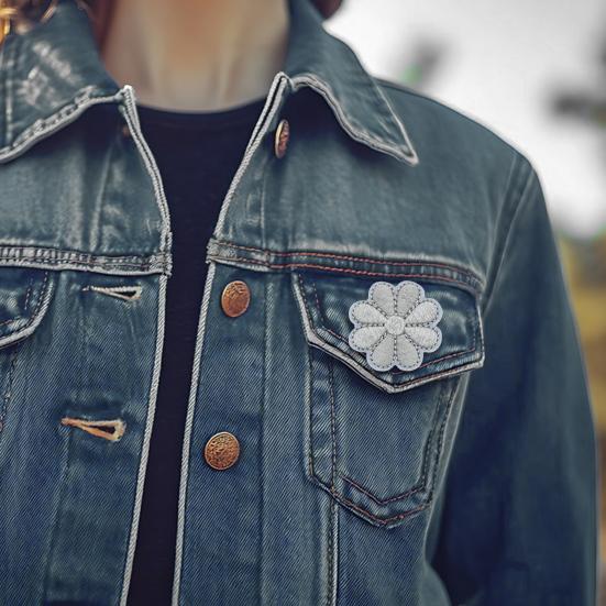 5 buc floarea-soarelui brodat patch-uri autoadezive mini flori colorate brodate patch-uri DIY haine rochie pălărie jachetă blugi rucsac decorative aplicații