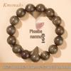 Phoebe Zhennan Wood Sandalwood Buddhist Beads Bracelet for Men - Literary & Artistic Mid-Autumn Festival Gift Box