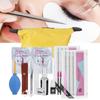 Eyelashes Grafting Tool Set Eyelash Extension Glue Tweezer False Eyelash Kit (8mm+8mm)