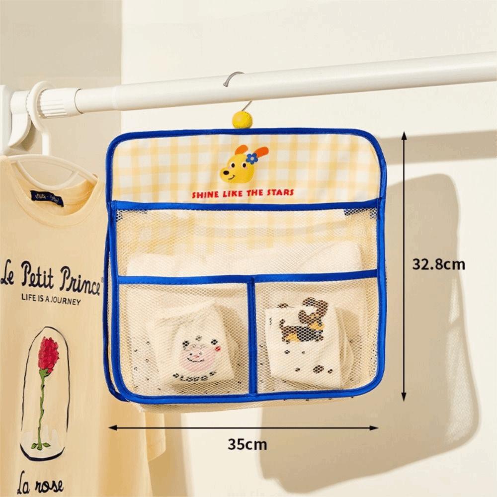 23 Layer Socks Underwear Storage Bag with Hanger Wall-mounted Net Hanging Bag Large Capacity Multifunctional Mesh Storage Bag 2160₽