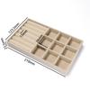 1Pc Jewelry Display Jewelry Storage Tray Jewelry Holder Portable Ring Earrings Necklace Organizer Box
