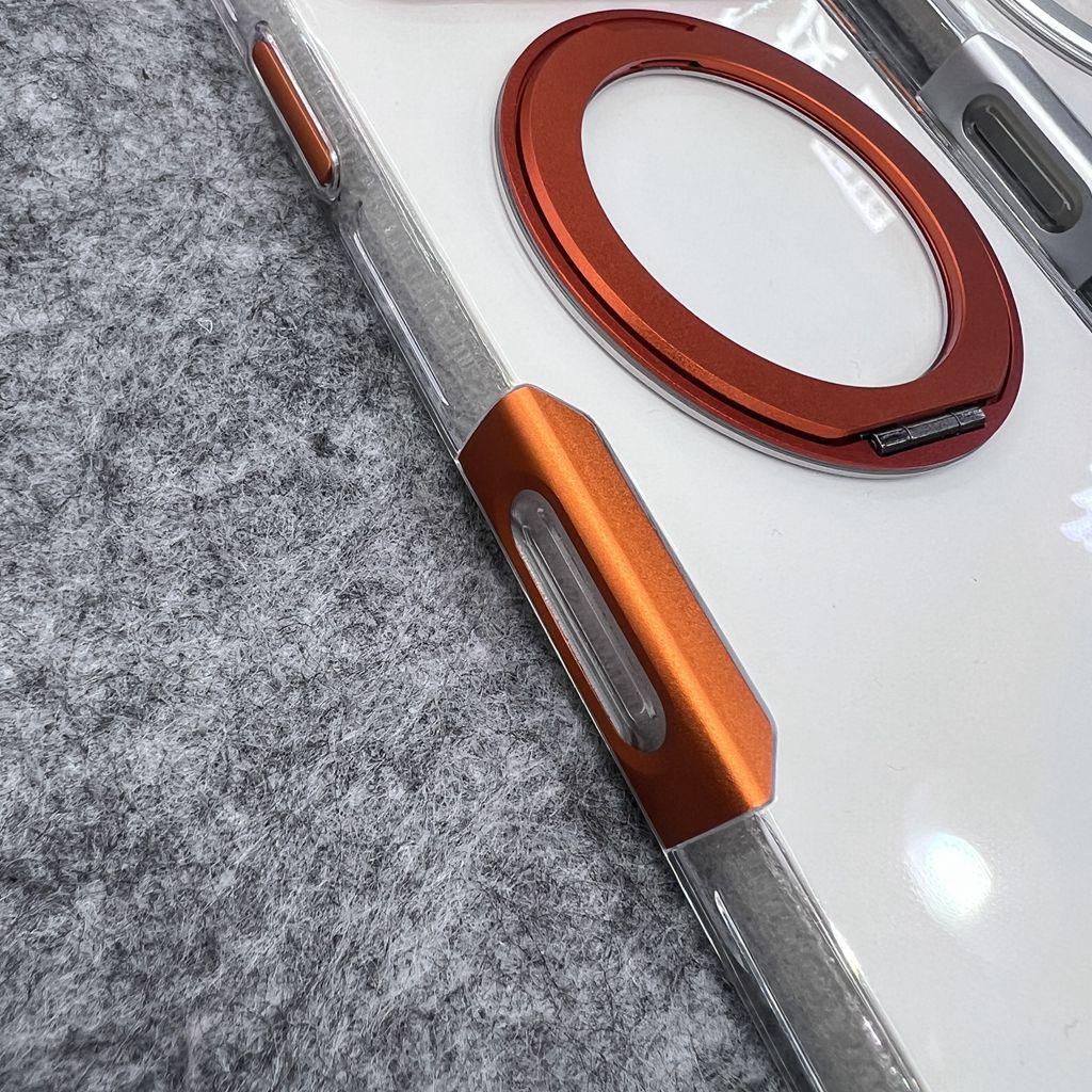 360° Rotating Magnetic Stand Case with Metal Lens for iPhone 17 Pro Max