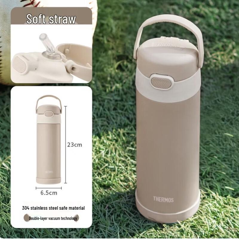 Термос THERMOS для детей с изоляцией и трубочкой TCMQ-470