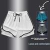 Men's Quick-Drying Reflective Beach Shorts - Summer Casual, Lightweight, Loose Fit, Plus Size, Youth Sportswear