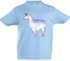 LLamicorn T-shirt Enfant Garçon Licorne Amusante Arc-en-ciel Conte de Fées Llama Corne Geek-