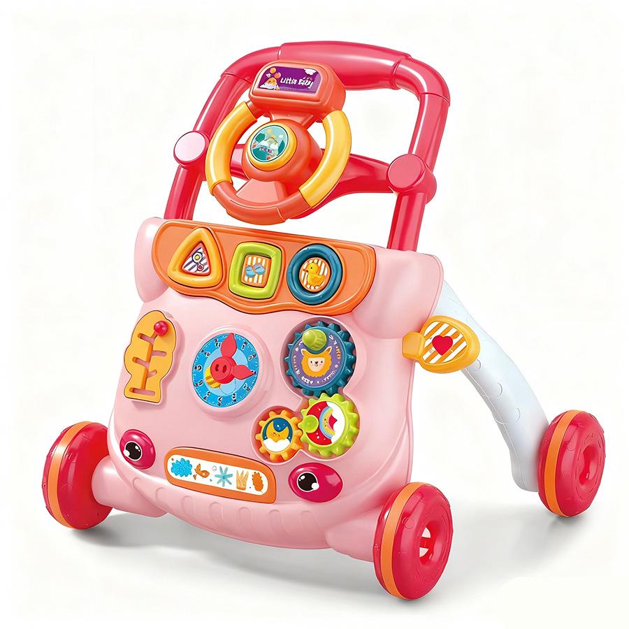 Cross-Border Baby Walker Push Car: Anti-Tip, Multi-Functional Early Education Toy